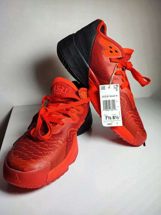 Adidas D.O.N Mitchell Issue-4 Rojo / Negro No 25.5