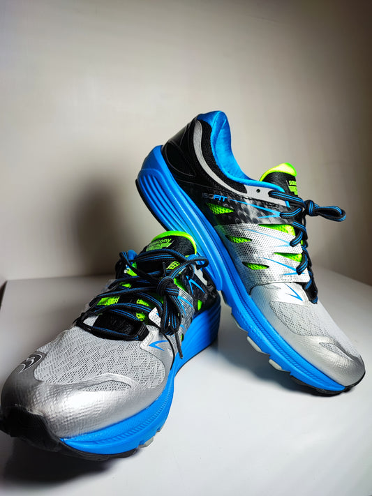 Saucony Isofit Plata / Azul / Negro / Verde No 29.5