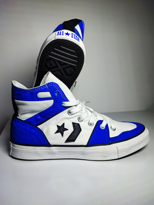 Converse Bota Clasico Retro Blanco / Azul No 27