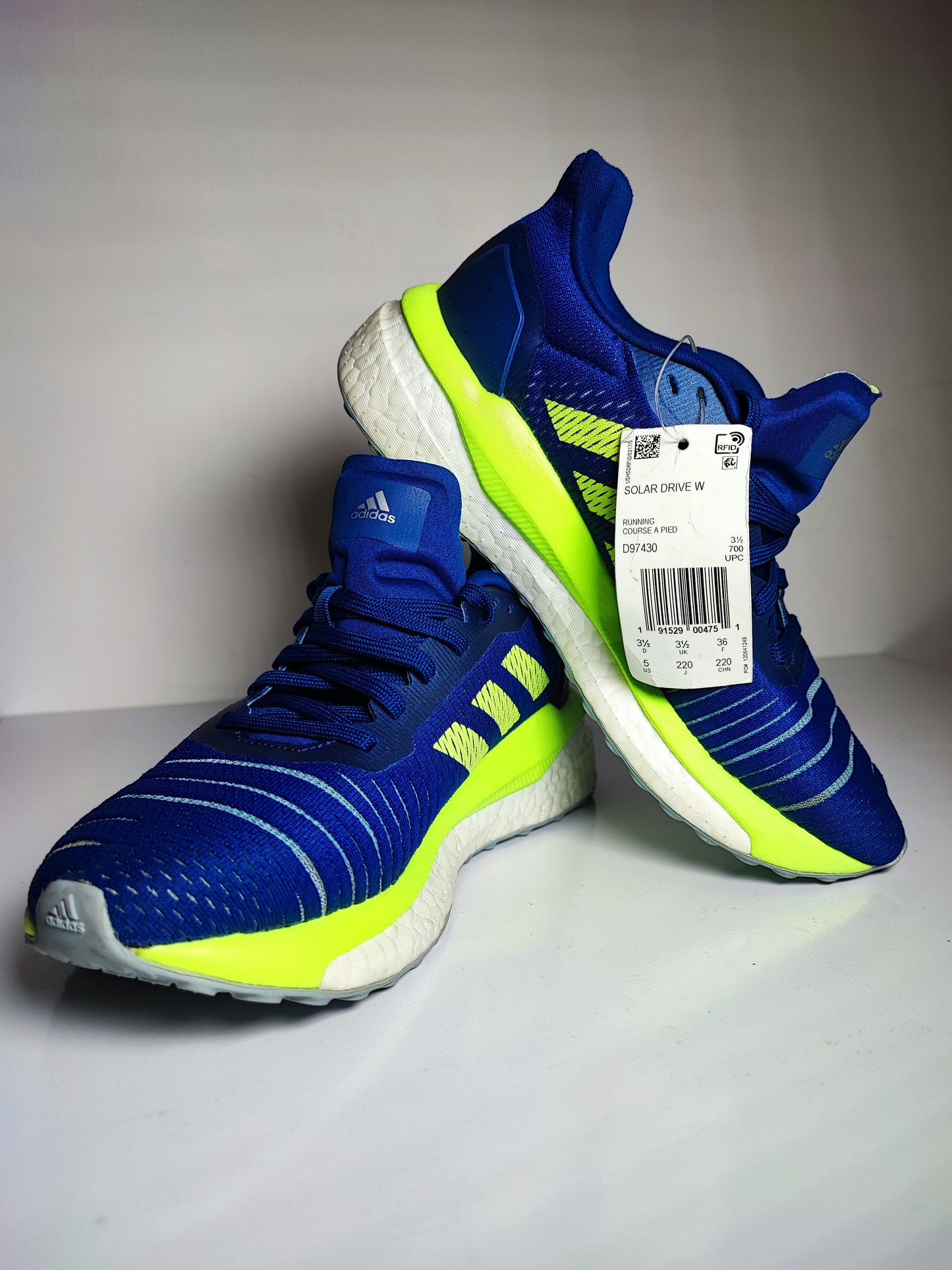 Adidas Solar Drive Azul / Verde No 22