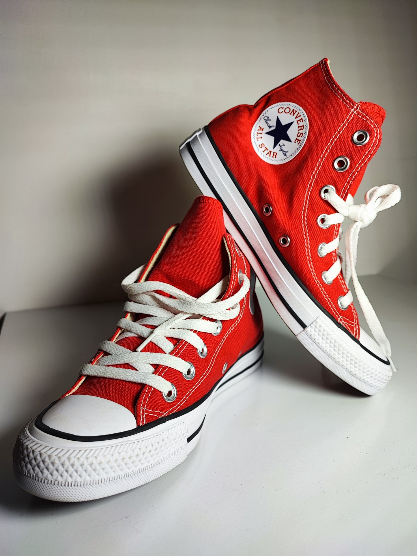 Converse Clasico Bota Rojo No 23.5