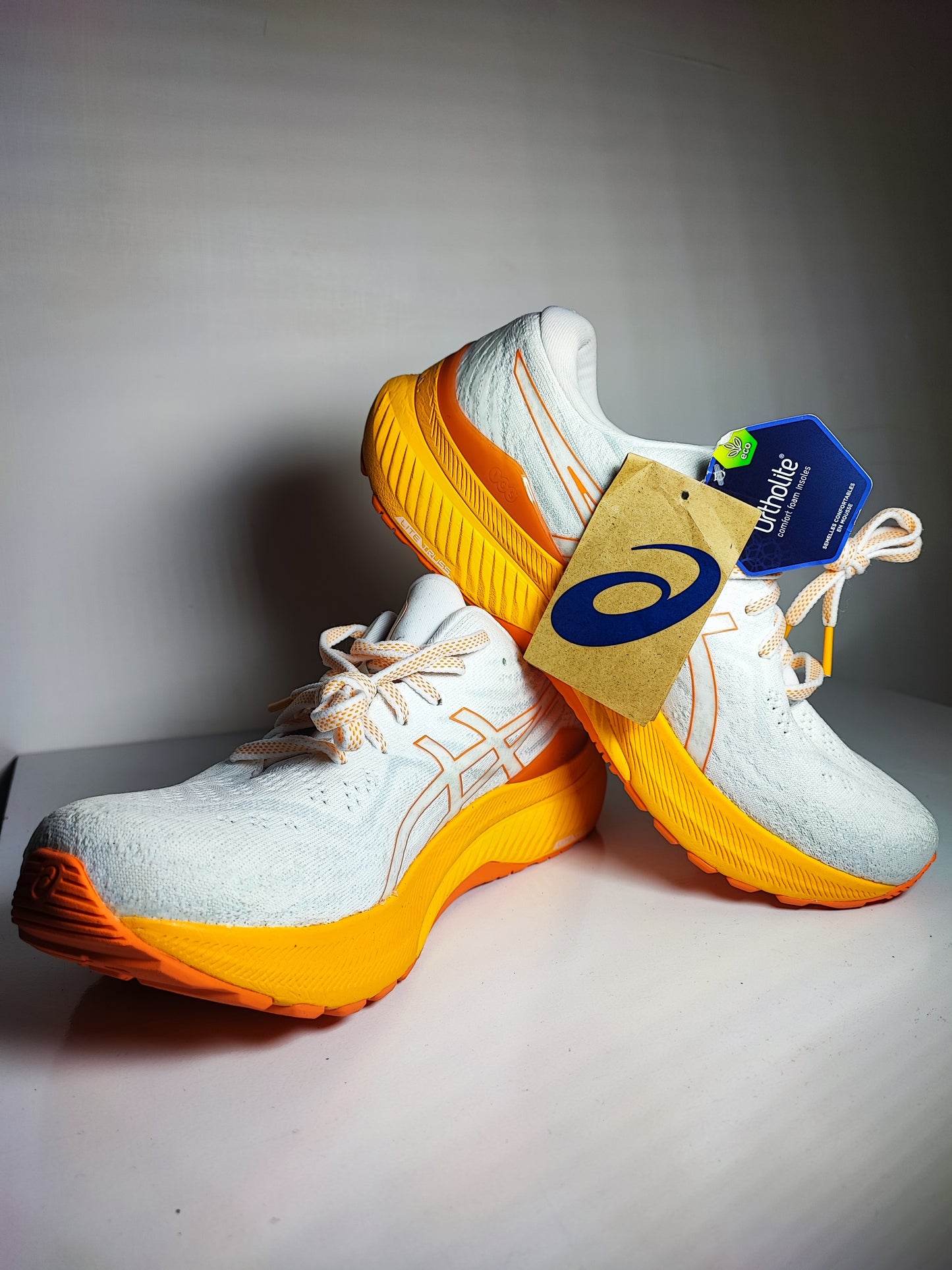 Asics Gel Kayano-29 Blanco / Naranja No 26.5