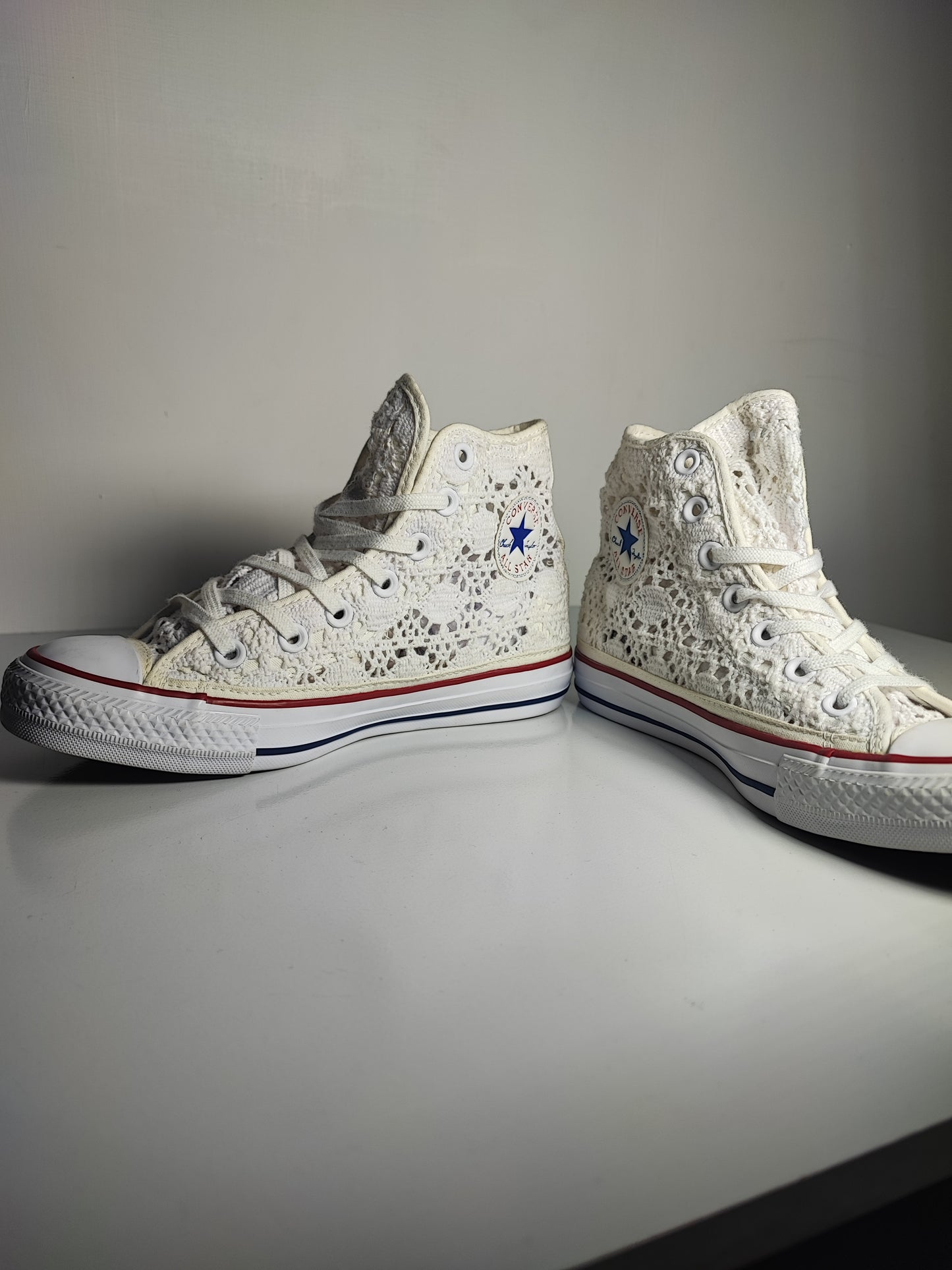 Converse bota Tejido Blanco No 23