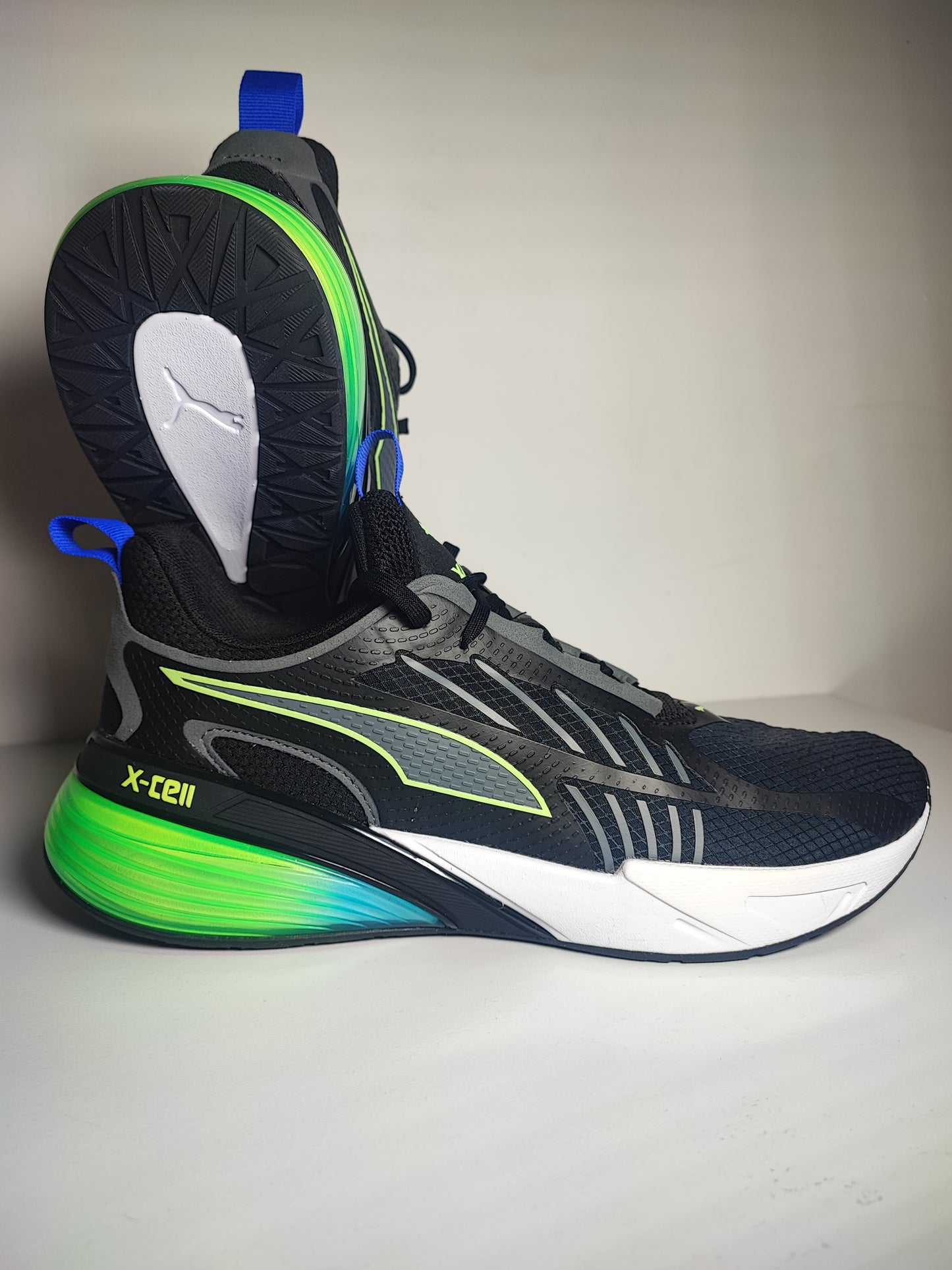Puma X-Cell Negro/ Verde No 28.5
