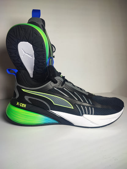 Puma X-Cell Negro/ Verde No 28.5