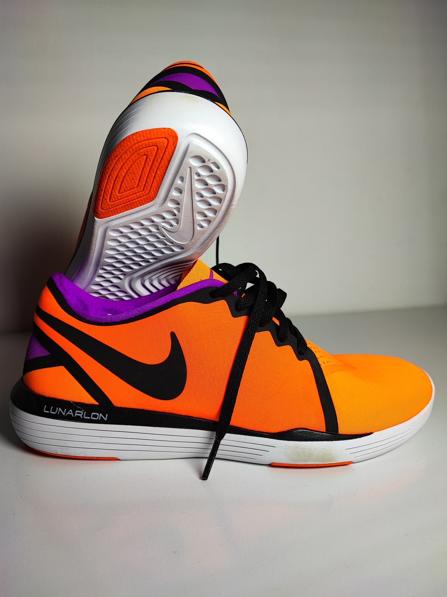 Nike Lunarlon Naranja Intenso No 24