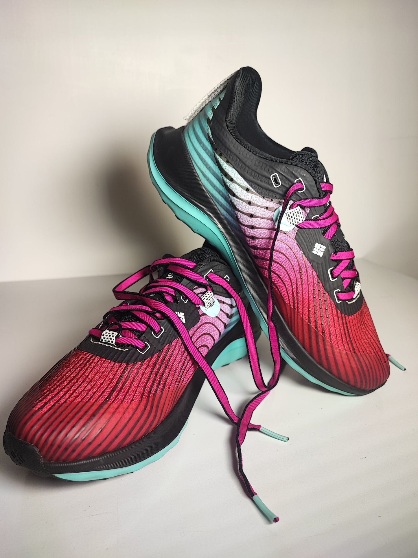 Columbia Dama Running Turquesa / Rosa No 24