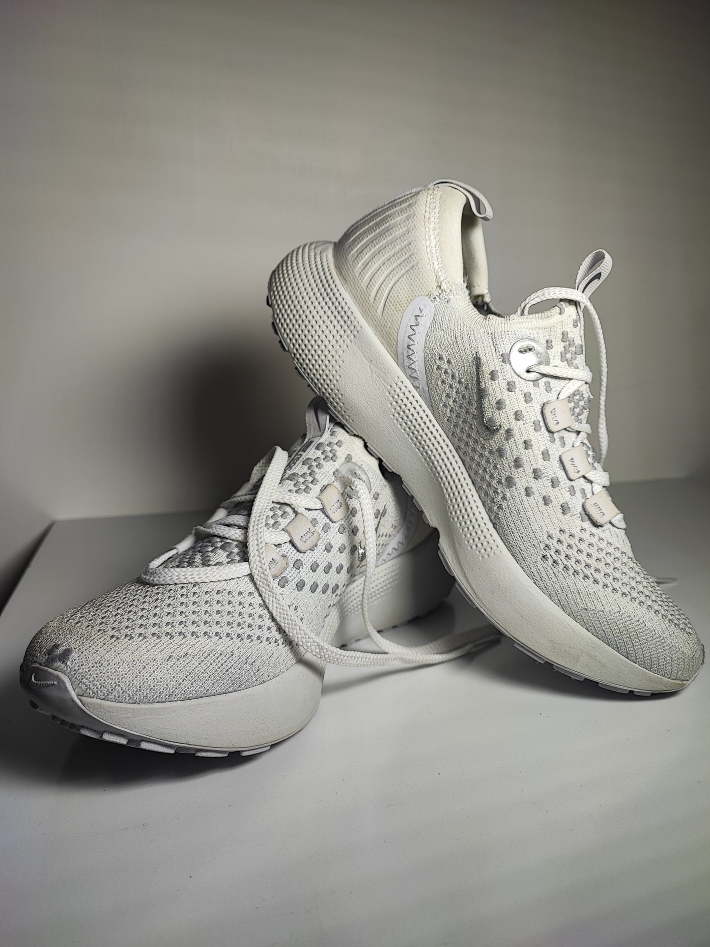 Nike React Tela Blanco / Plata No 25