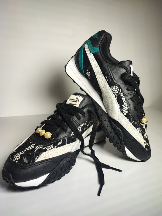 Puma Rs Perlas / Negro / Verde No 23.5
