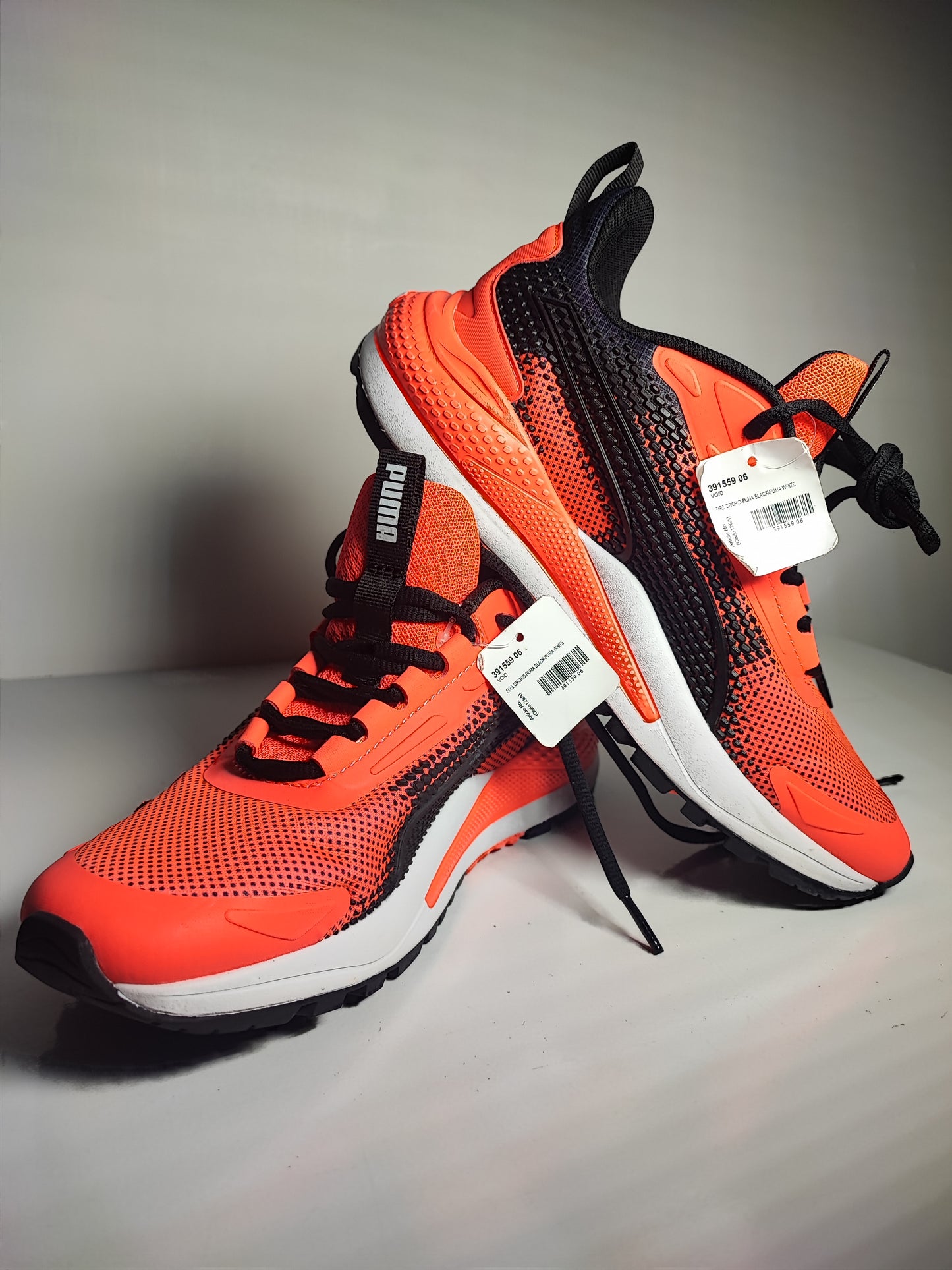 Puma Fire Orchid Trail Naranja / Negro No 23.5
