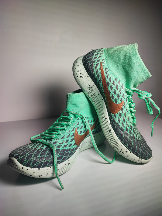 Nike Lunarlon Verde / Cobre No 23.5