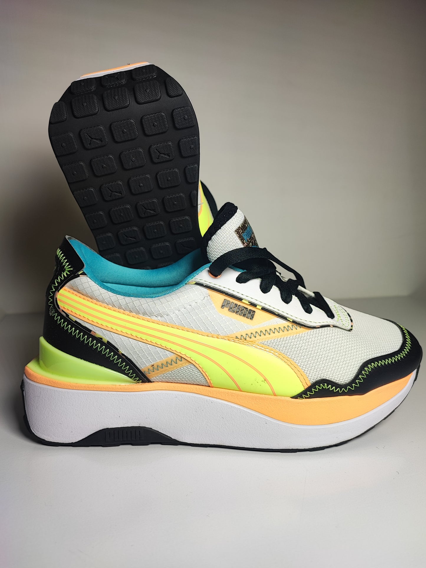 Puma Plataforma Blanco / Neon Colors No 23.5