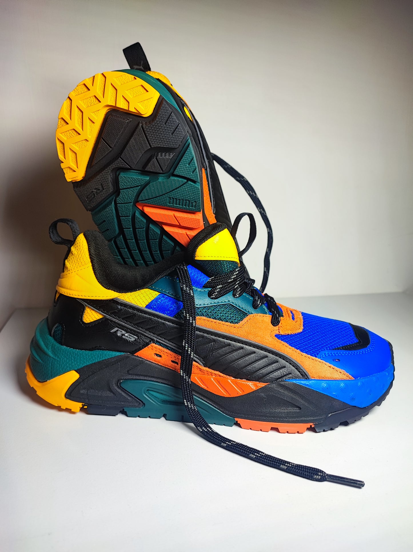 Puma Rs Casual Negro / Amarillo / Azul No 26.5