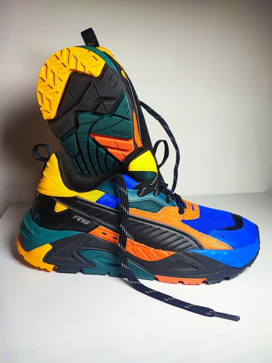Puma Rs Casual Negro / Amarillo / Azul No 26.5