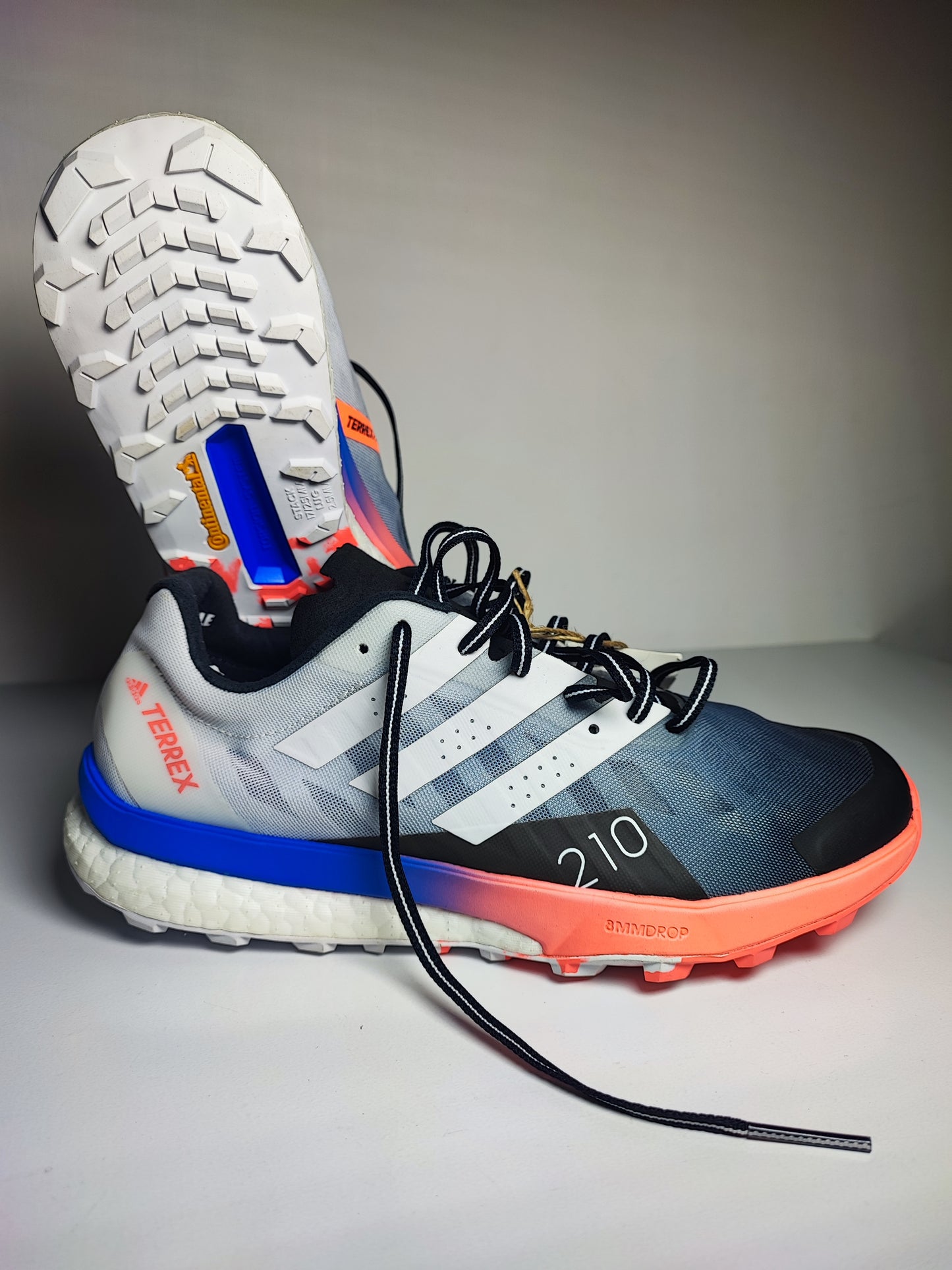 Adidas Terrex Speed Ultra Trail Running Gris / Blanco / Rosa No 24