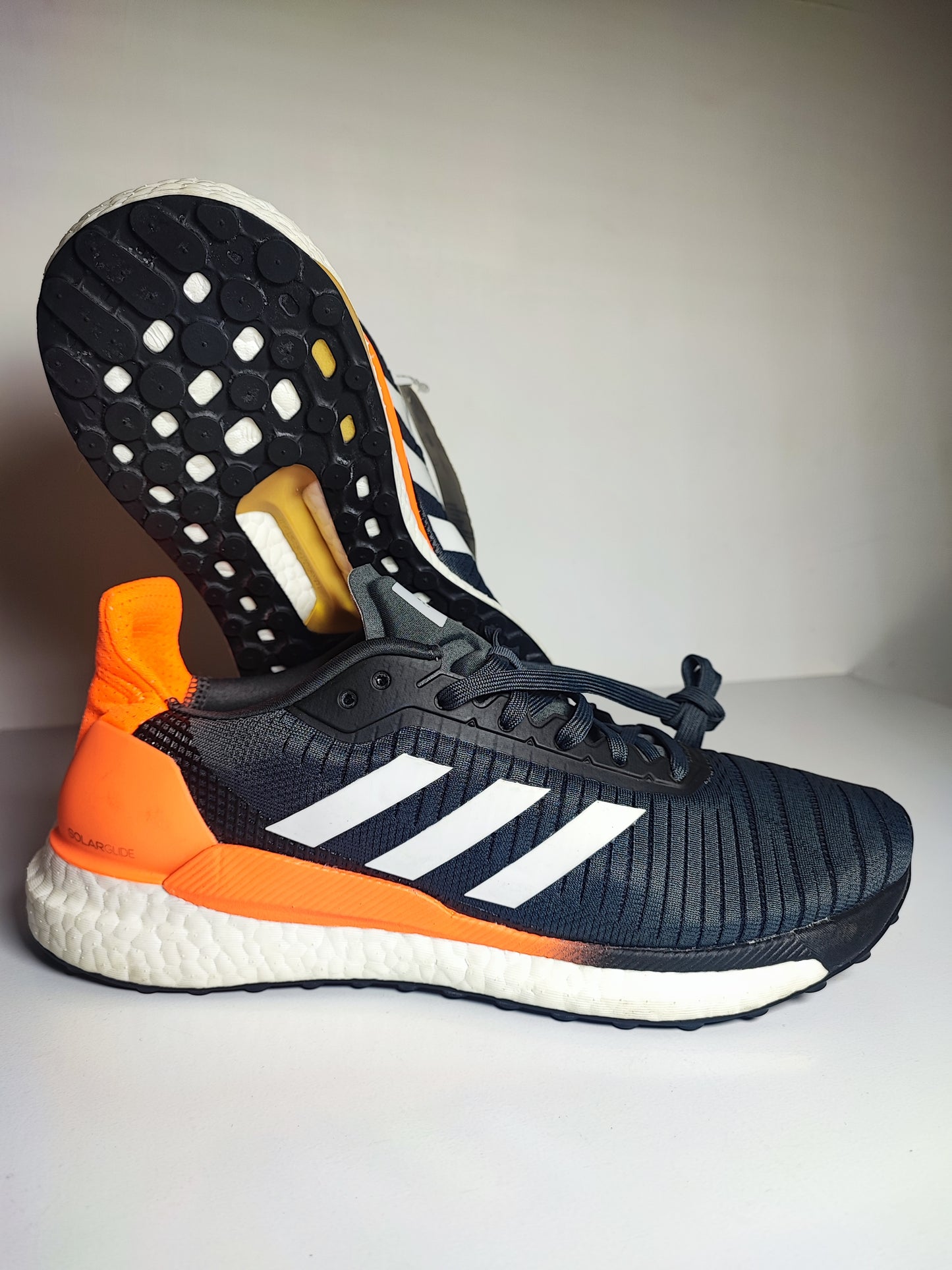 Adidas Solar Glide Running Boost Gris / Naranja No 26.5