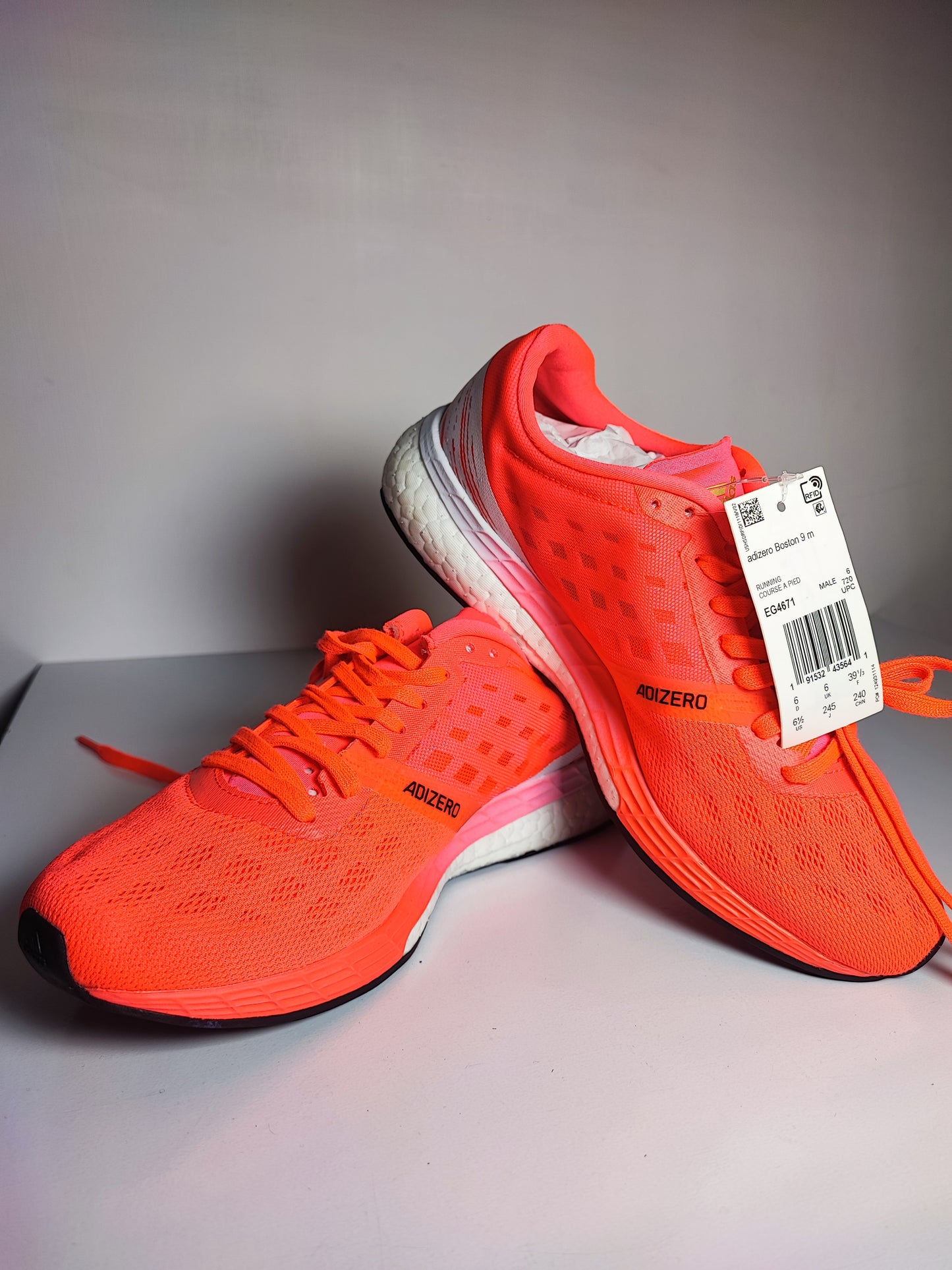 Adidas Adizero Boston 9 Running Boost Naranja No 24.5