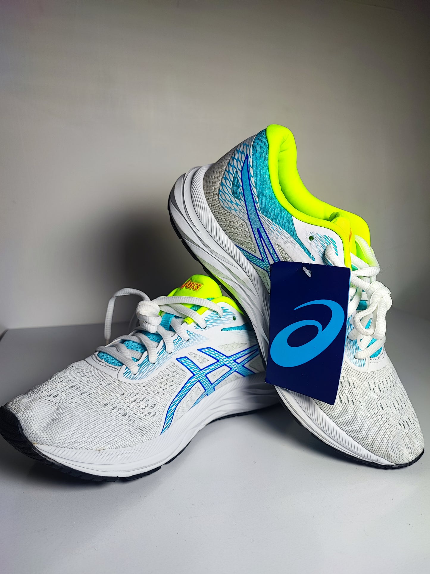 Asics Gel Excite 6 Running Blanco / Verde / Azul No 25