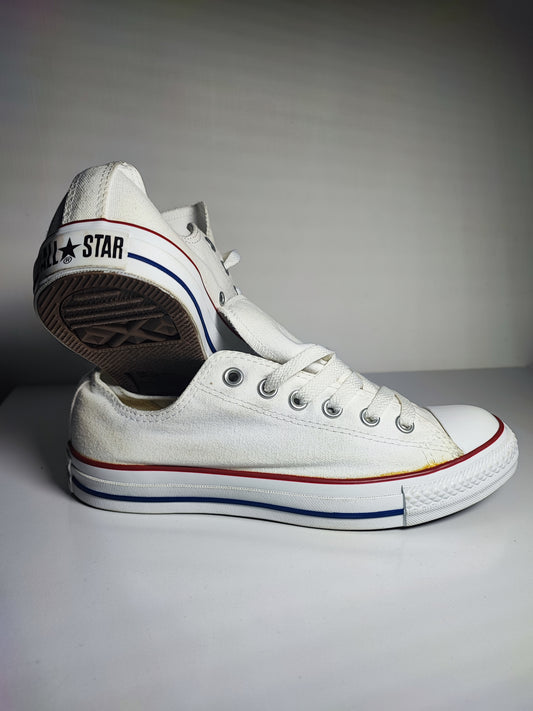 Converse Choclo Clasico Liso Blanco No 25