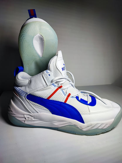 Puma Bota Basketball Blanco / Azul No 27