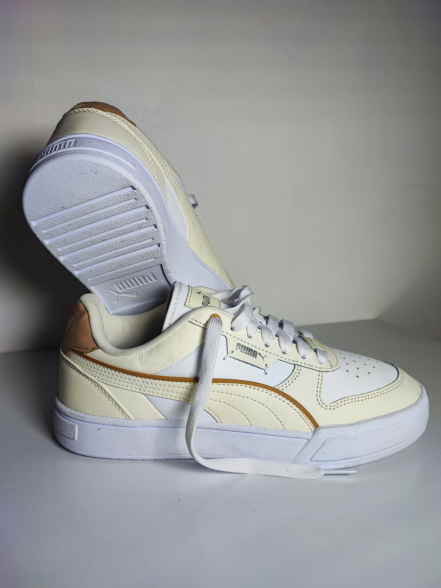Puma Casual Blanco / Beige / Cafe No 25.5