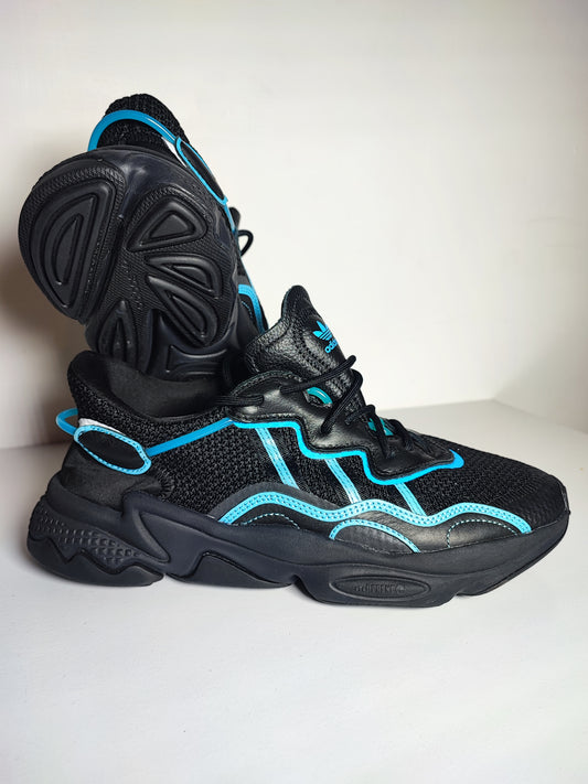Adidas Ozweego Casual Piel Negro / Azul No 26