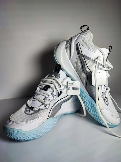 Puma Bota Basketball Blanco / Azul Claro / Gris No 27