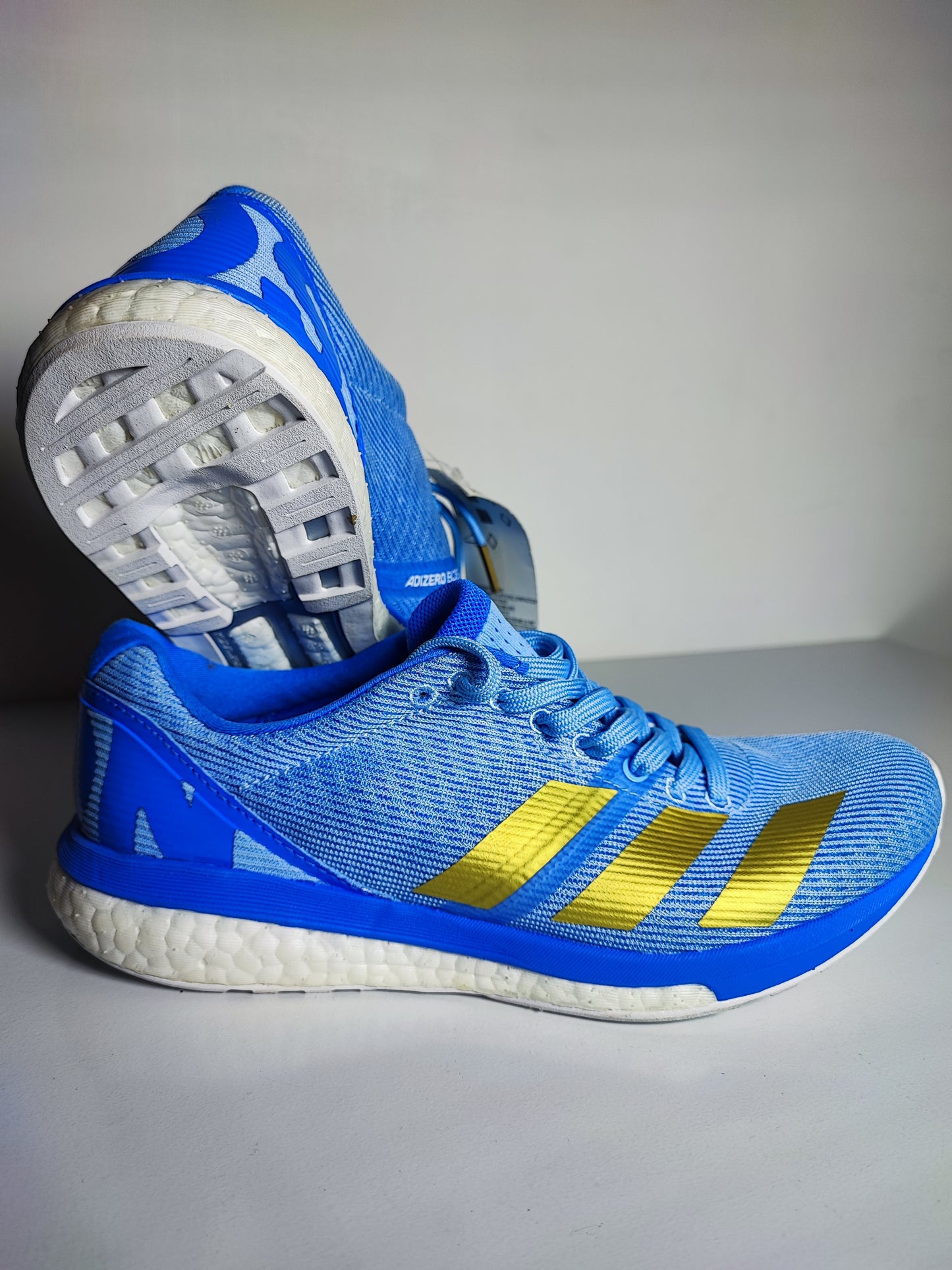 Adidas Adizero Boston 8 Running Azul / Dorado No 23