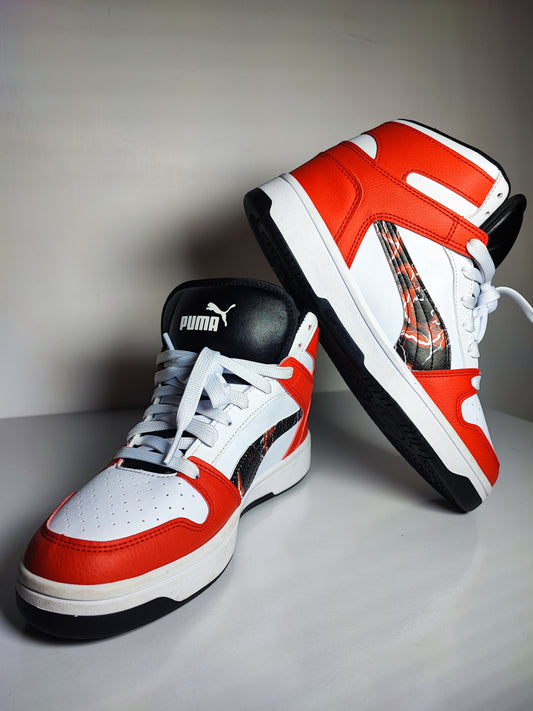 Puma Bota Casual Rojo / Negro / Blanco No 25