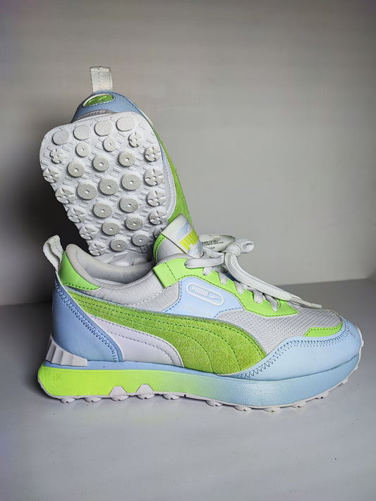 Puma Rider Fv Beach Days Running Azul Claro / Verde / Blanco No 23.5