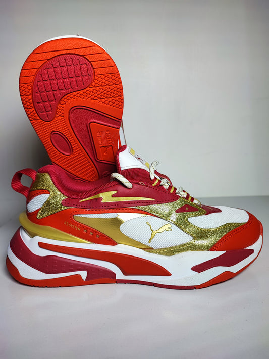 Puma Rs Running Dorado / Rojo / Blanco No 22.5