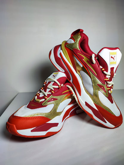 Puma Rs Running Dorado / Rojo / Blanco No 22.5