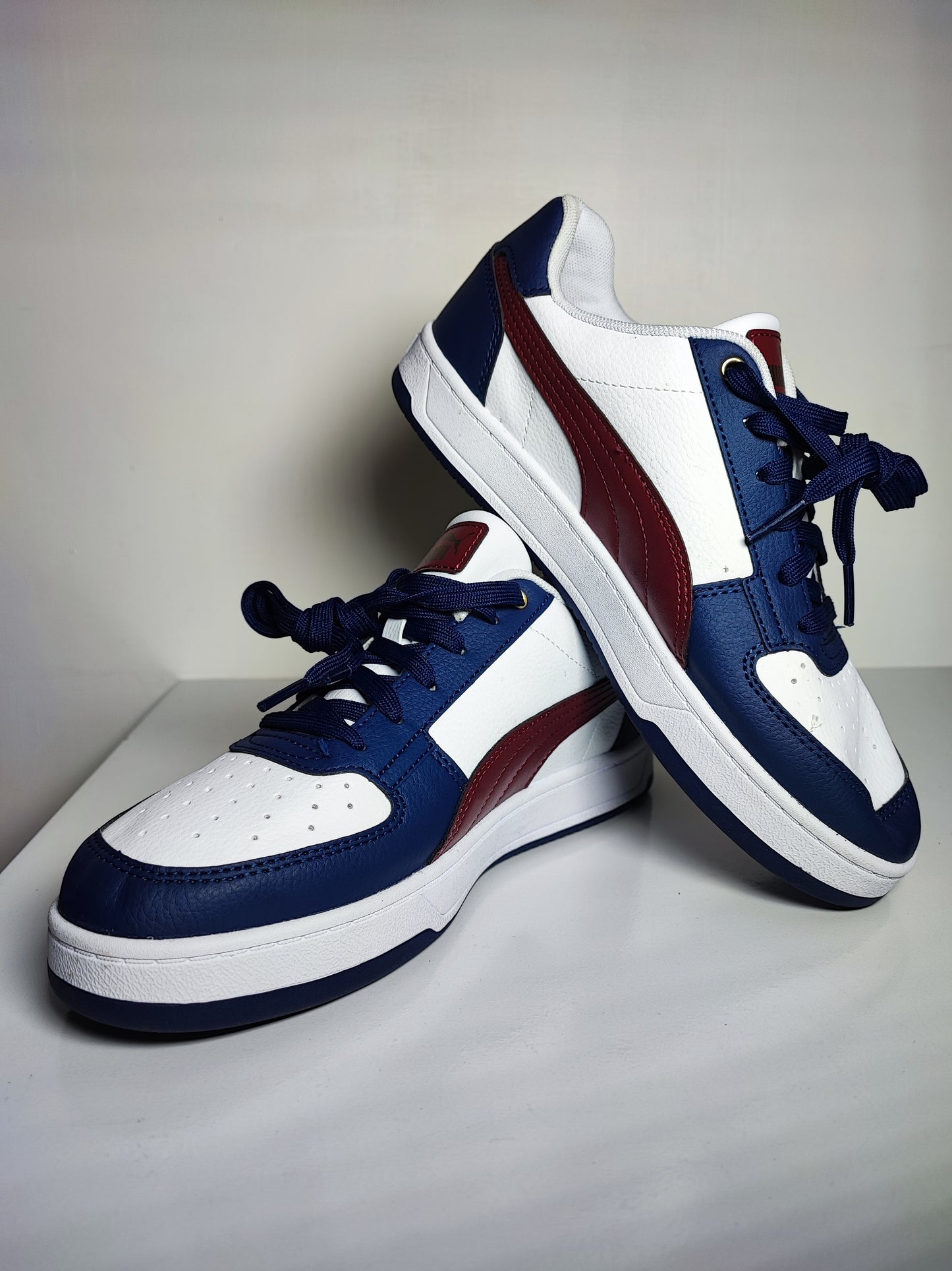 Puma Casual Blanco / Azul / Rojo No 25