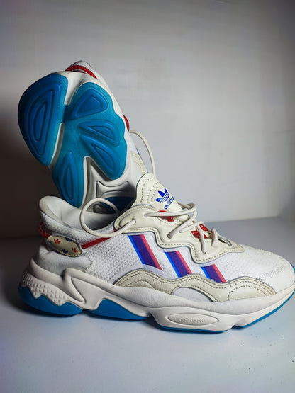 Adidas Ozweego Piel Blanco Azul / Rojo No 27