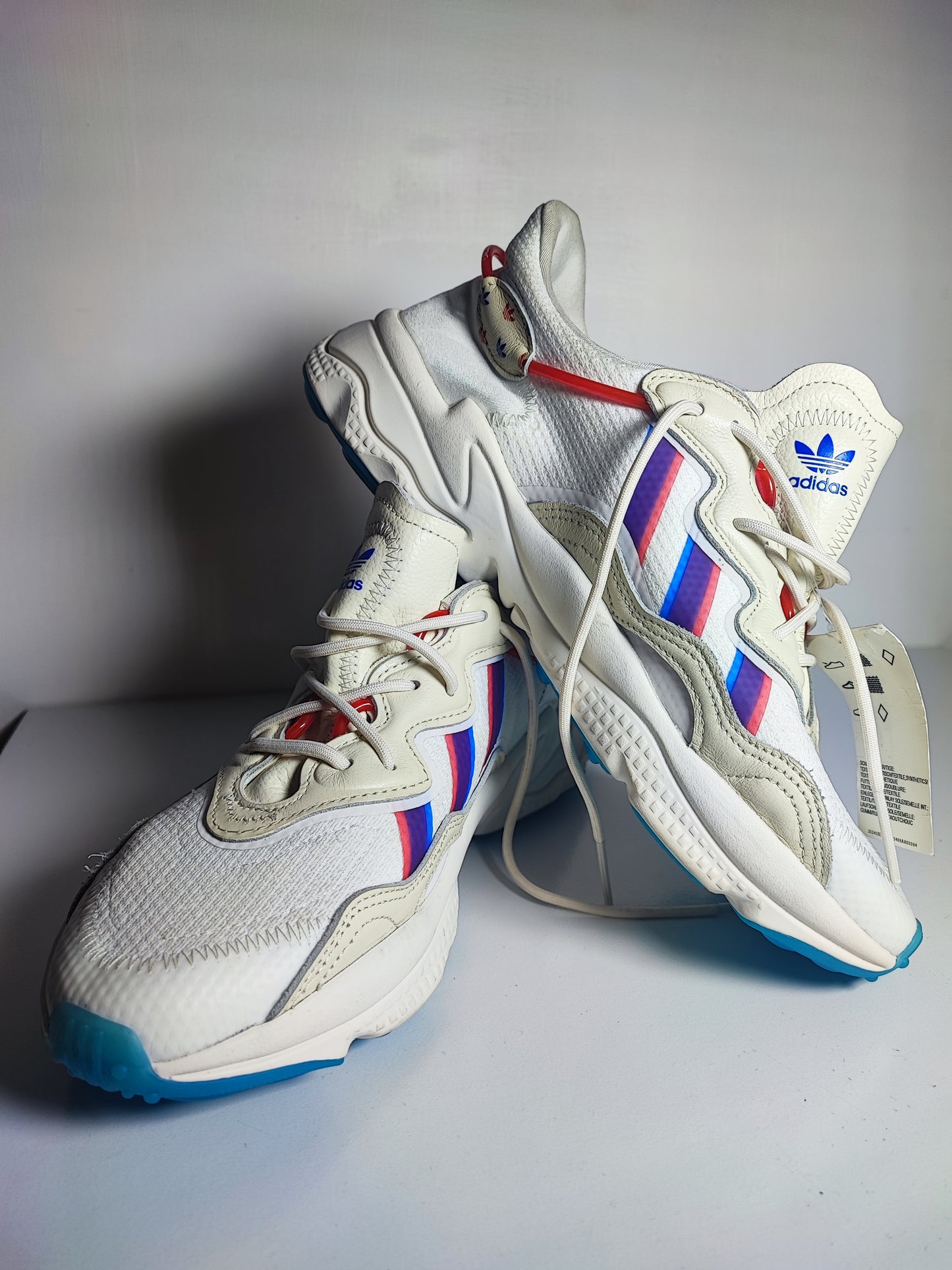 Adidas Ozweego Piel Blanco Azul / Rojo No 27