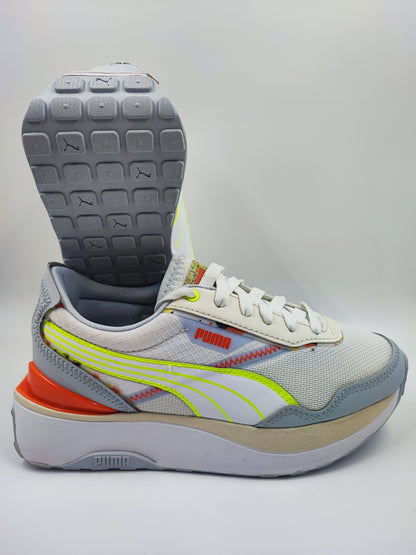 Puma Speed Racer Running Casual Blanco / Verde / Naranja No 22