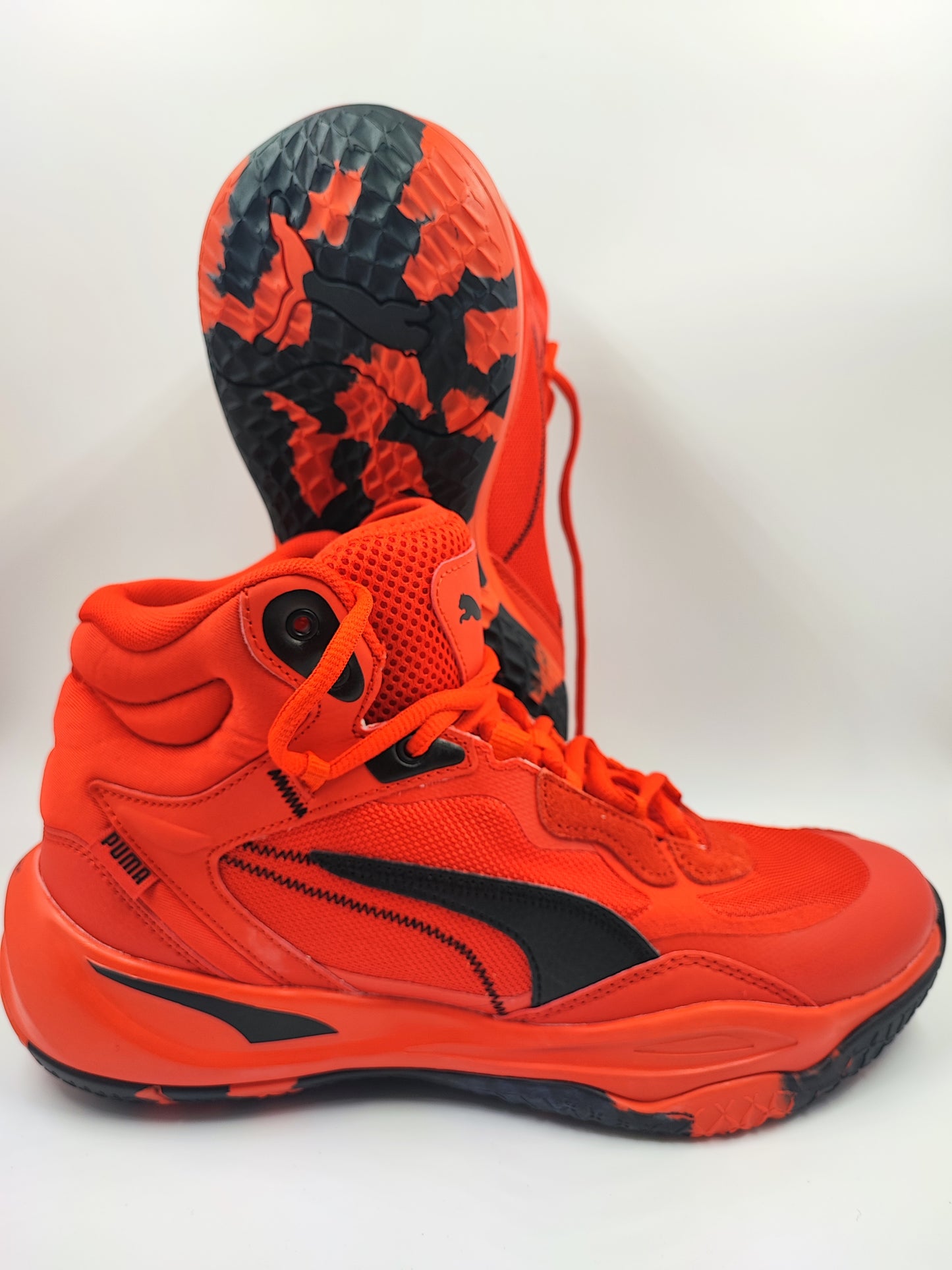 Puma Bota Basketball High Rojo / Negro No 27