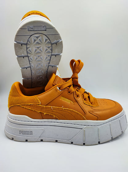 Puma Mayze Stack Plataforma Piel Orange No 23.5