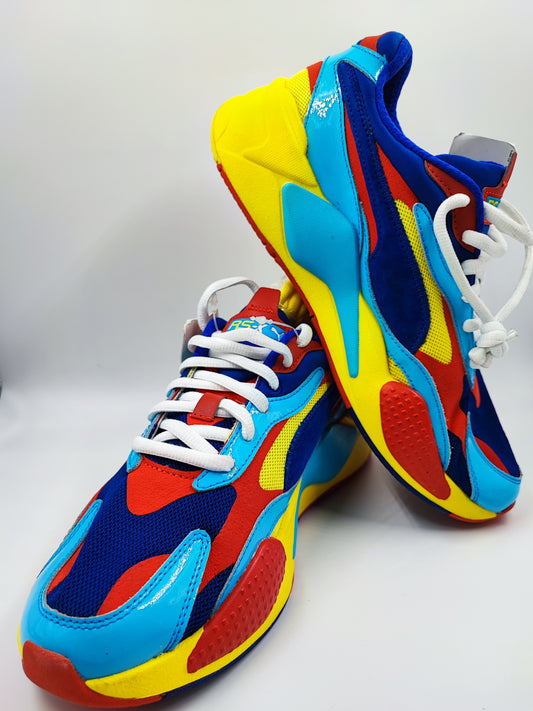 Puma RS - X Plastic Azul / Amarillo / Colors No 27