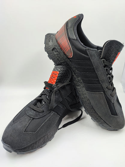 Adidas 3 Streifen Running Clasico Casual Negro / Rojo No 27.5