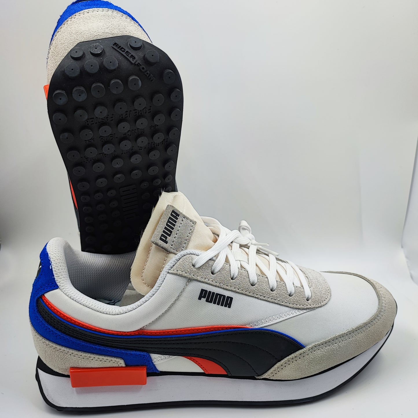 Puma Rider Casual Running Blanco / Gris / Rojo / Azul No 28
