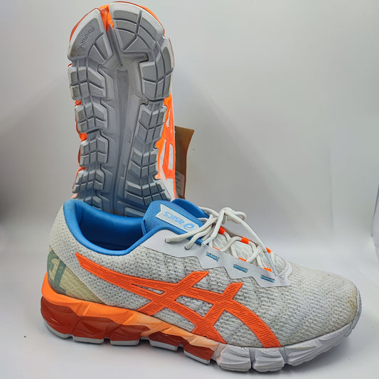 Asics Gel Quantum 90 Blanco / Naranja / Azul No 26