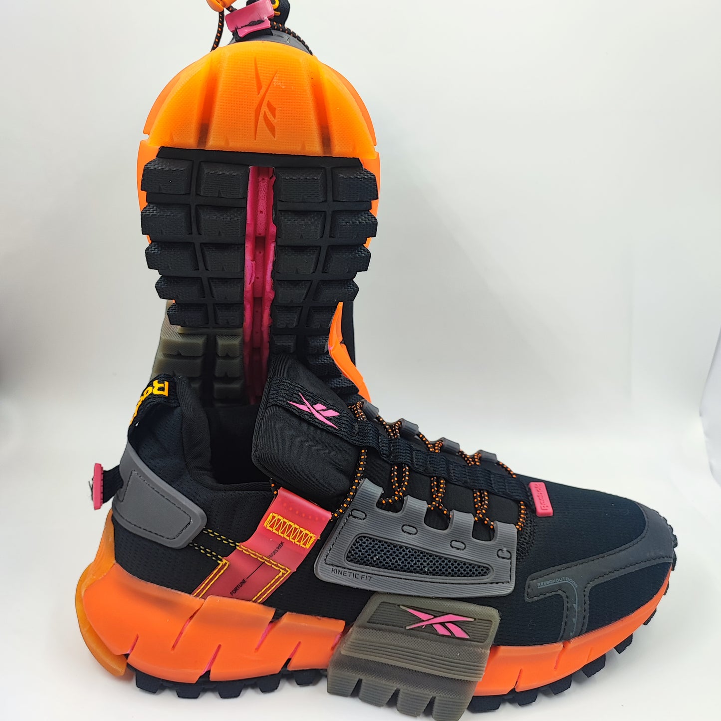 Reebok Kinetic Fit Training Casual Naranja / Negro No 25.5