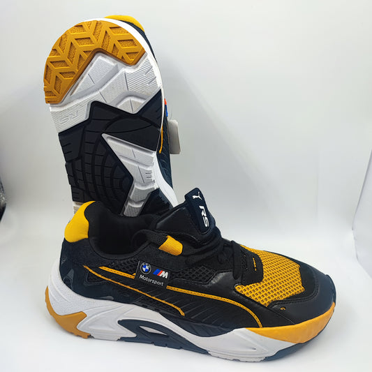 Puma Rs BMW M Sport Casual Running Negro / Amarillo No 27