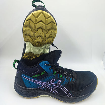 Asics Gel Venture 9 Trail Bota All Terrain Negro / Azul No 24
