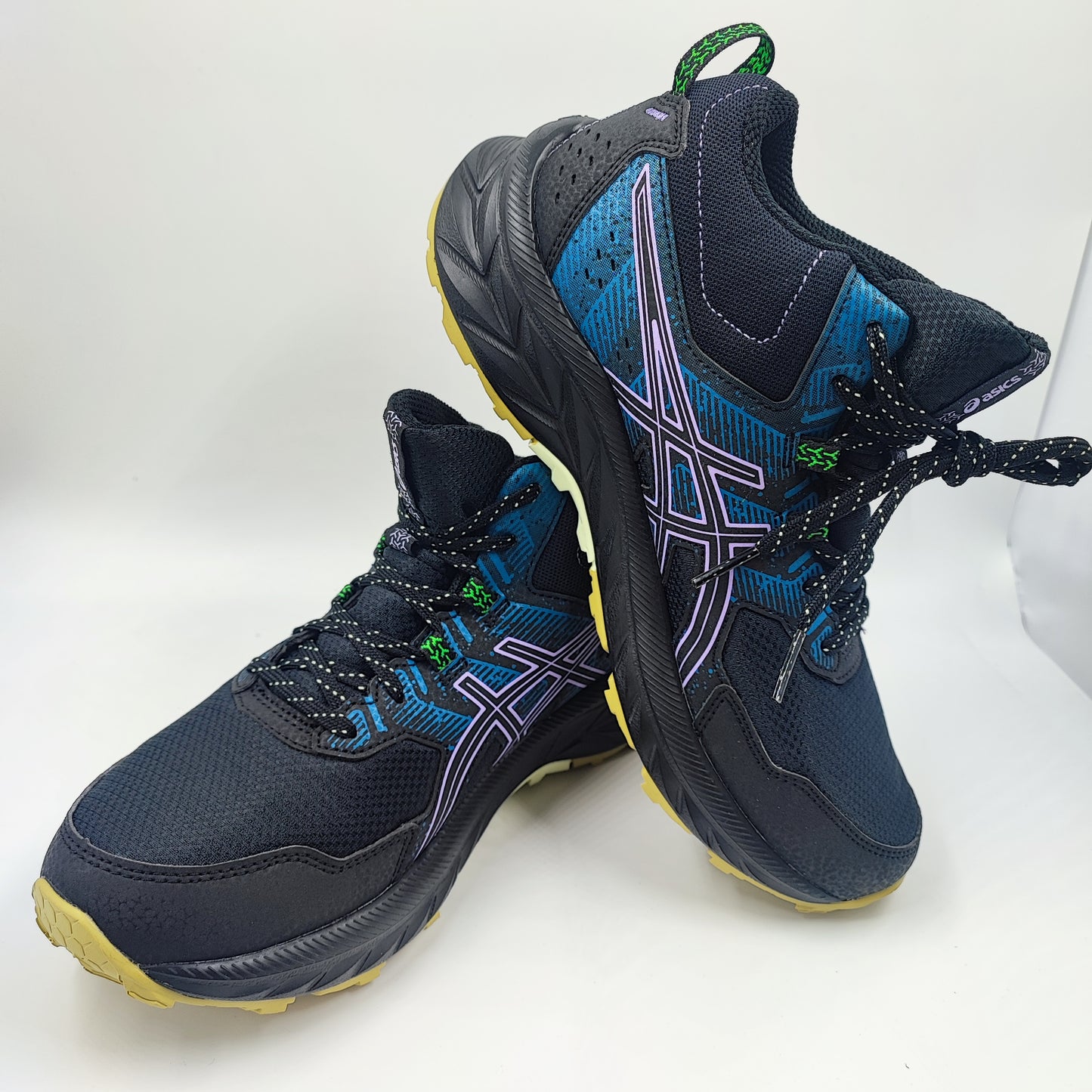 Asics Gel Venture 9 Trail Bota All Terrain Negro / Azul No 24