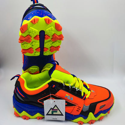 Fila Trail Casual Naranja / Verde / Azul No 26