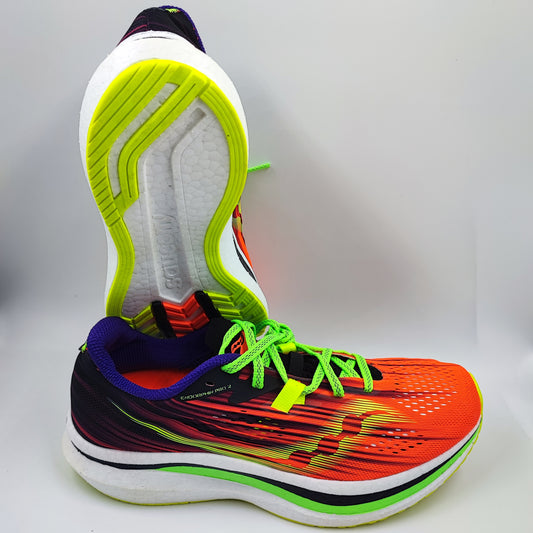 Saucony Endorphin Pro 2 Running Naranja / Verde / Morado No 26.5