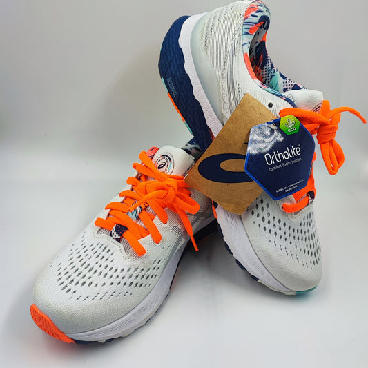 Asics Gel Kayano-28 Blanco / Naranja Running No 23.5