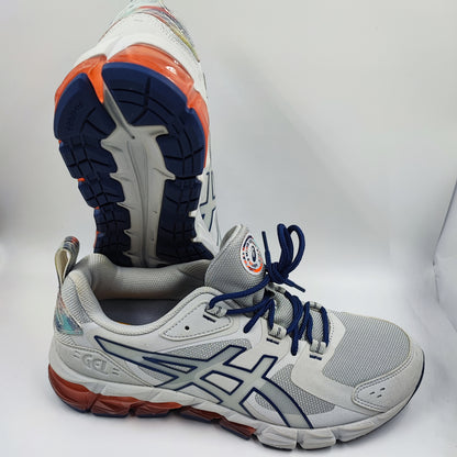 Asics Gel Quantum 180 Gris / Azul  / Naranja No 27